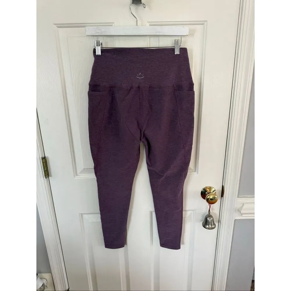Beyond Yoga X Peloton Muted Plum 7/8 Leggings sz X NWOT